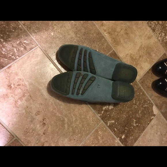 Salvatore Ferragamo aqua blue loafers 7A - Picture 6 of 6